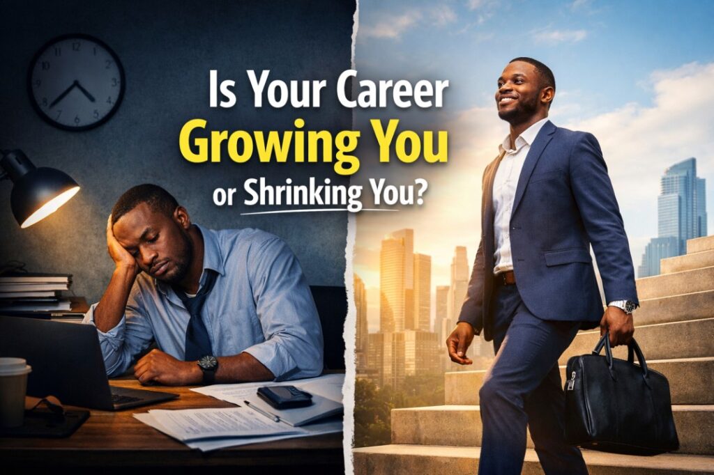 Is your career helping you grow or slowly shrinking your potential Discover the signs of growth, stagnation, and how to take control of your future.